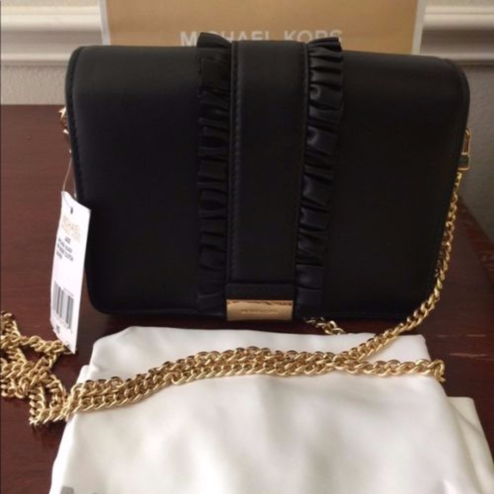 NEW Michael Kors Black and Gold JADE